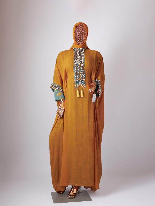 LUXE SIGNATURE TWO PIECE HANDWORK STONED ABAYA