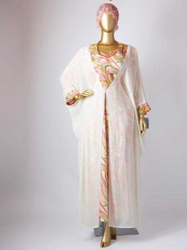 LBS SIGNATURE SILK HANBDWORK ABAYA