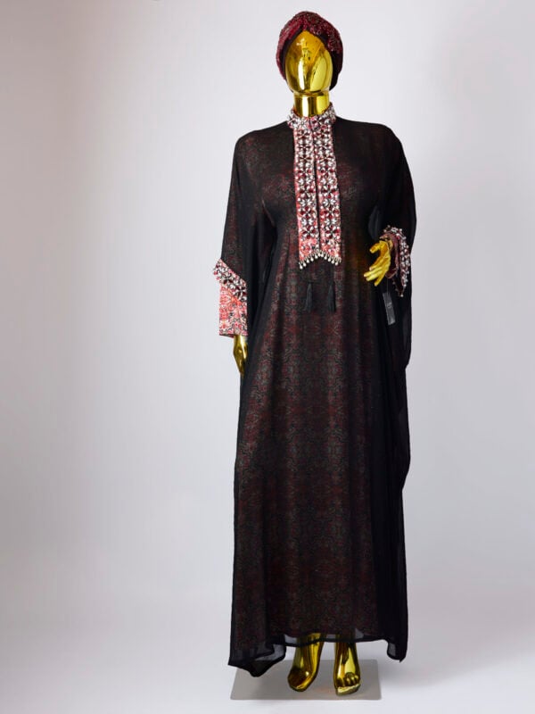LUXE SIGNATURE HANDBEADED STONED ABAYA