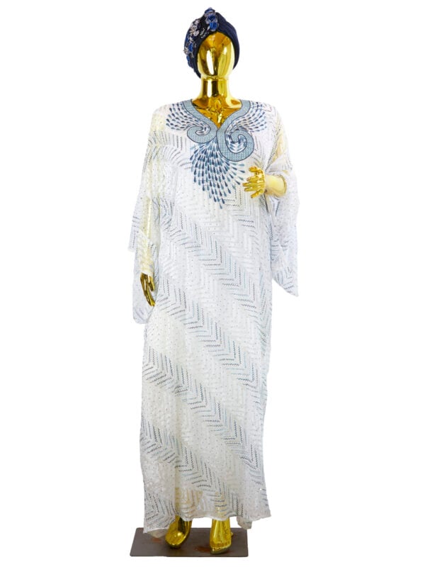 LUXE SIGNATURE LACE EMBROIDERY ABAYA