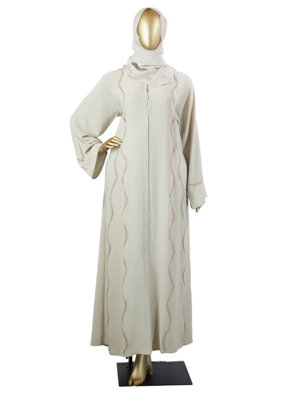 LUXE FULLY BEADED ARABIC ABAYA