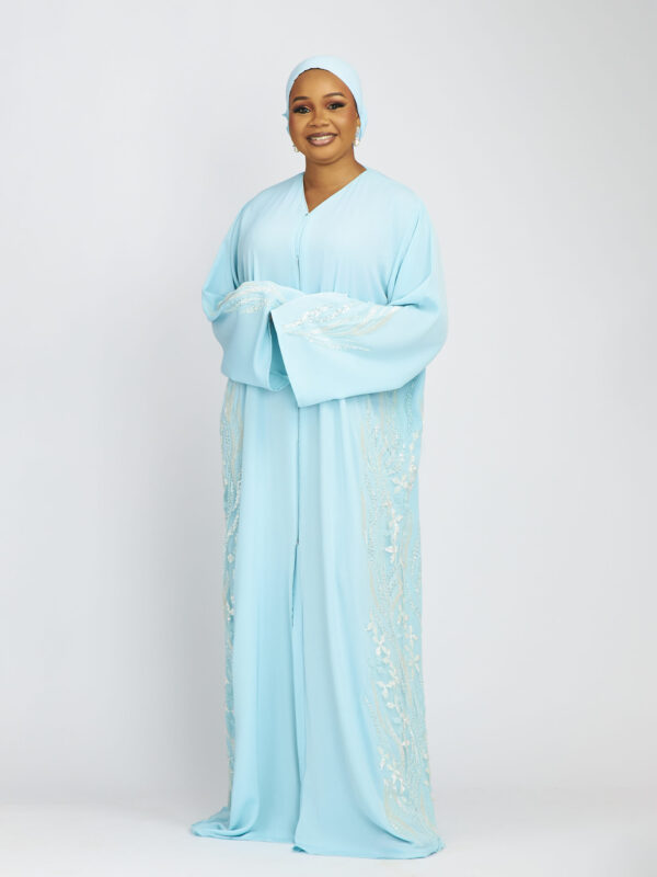 LUXE 3D SIDE EMBELLISHED ABAYA