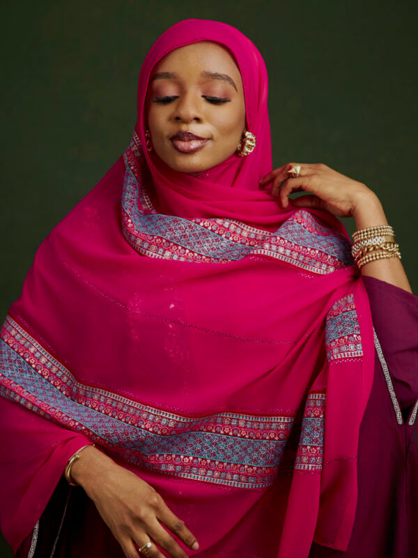 KSK EMBELLISHED ARABIC LUXE VEIL