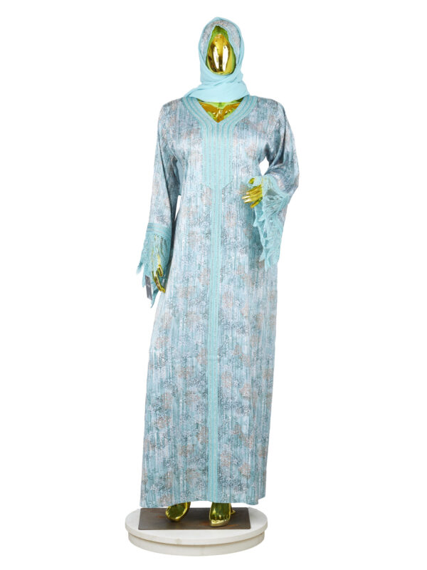 LUXE LACEY SLEEVE HANDWORK ABAYA