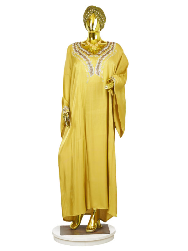 LUXE CUSTOM STONED BOUBOU KAFTAN