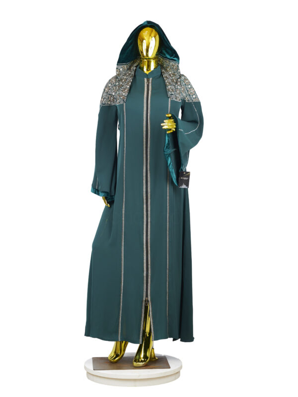 LUXE EYP EMBROIDERY HOODIE KAFTAN