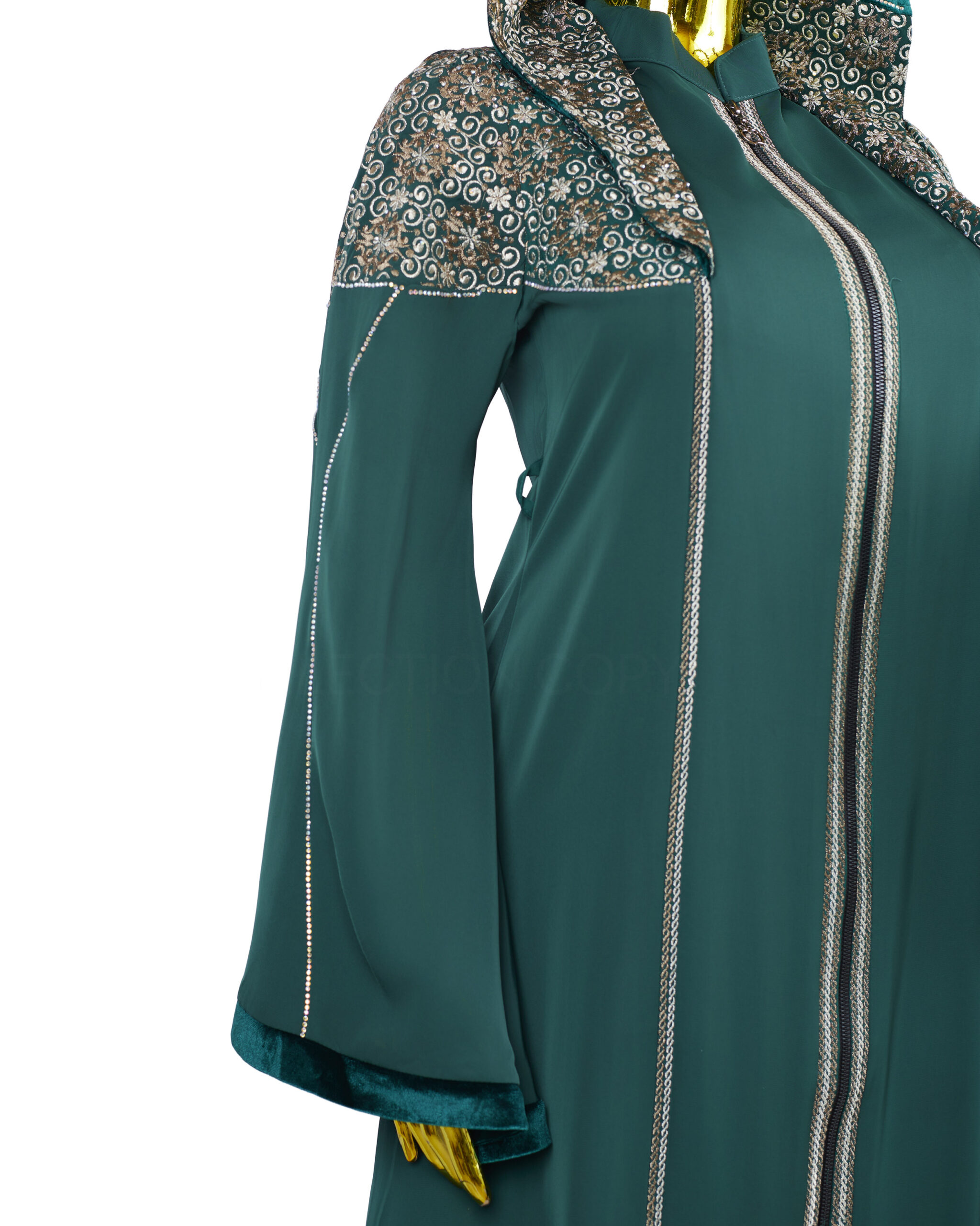 LUXE EYP EMBROIDERY HOODIE KAFTAN - Image 4