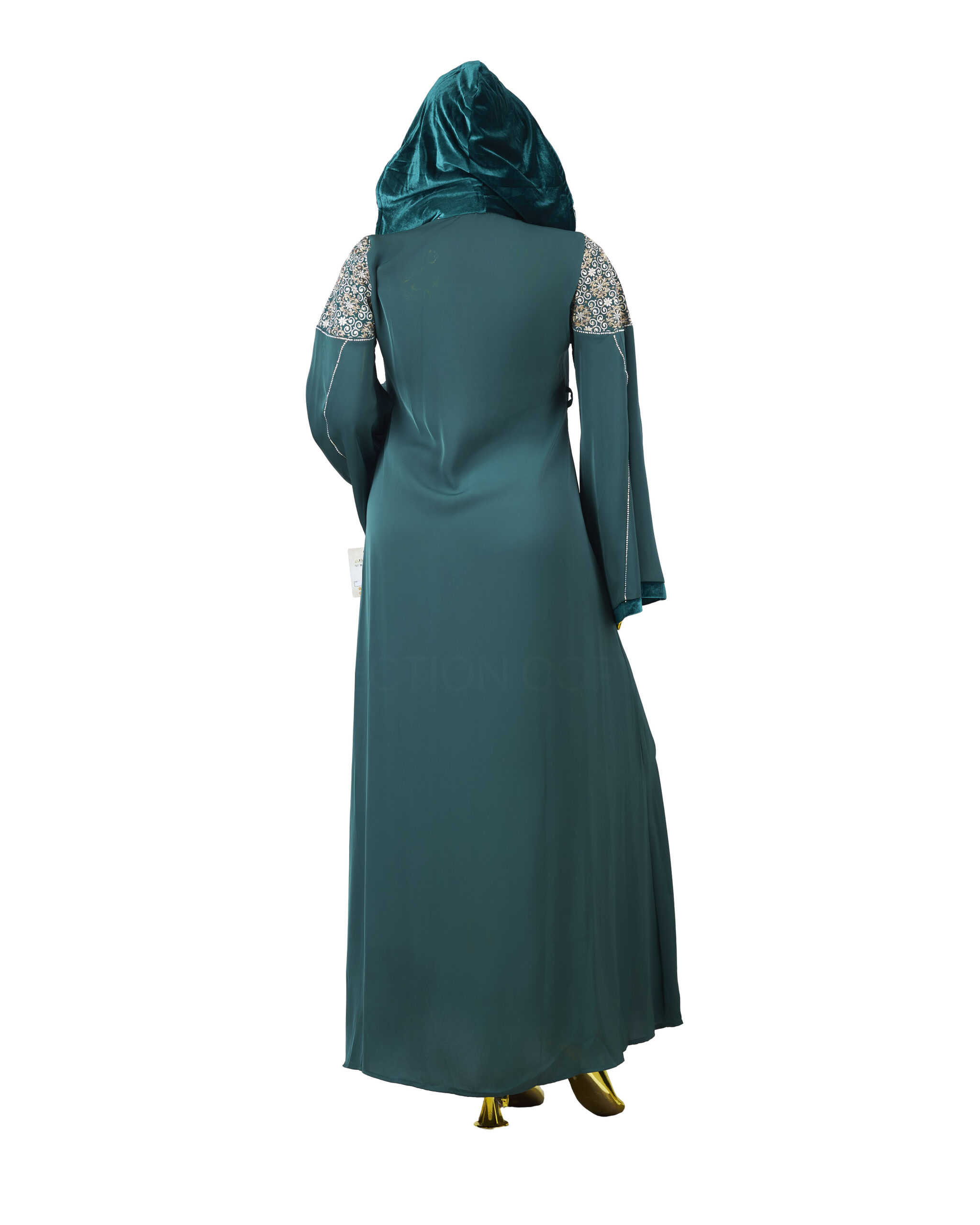 LUXE EYP EMBROIDERY HOODIE KAFTAN - Image 2
