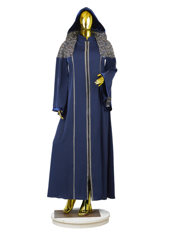 LUXE EYP EMBROIDERY HOODIE KAFTAN