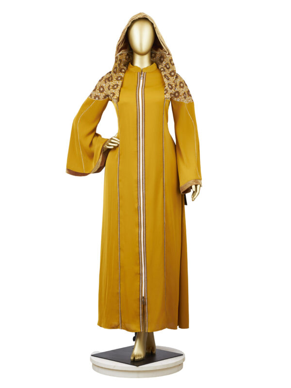 LUXE EYP EMBROIDERY HOODIE KAFTAN