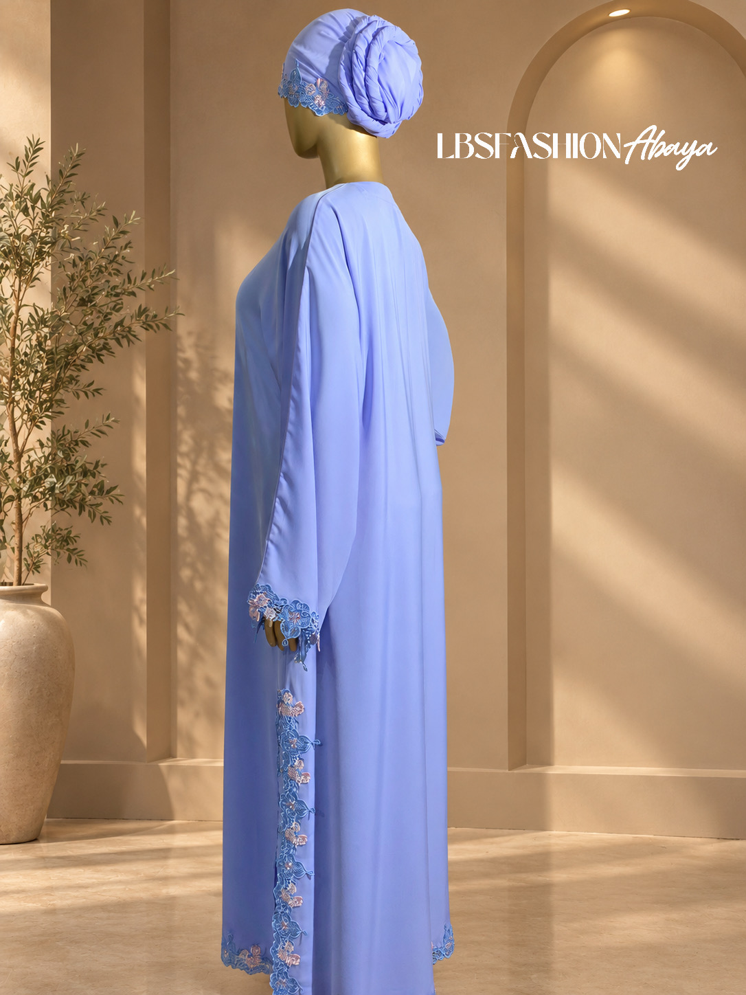Luxe Arabic Abaya 013 - Image 2