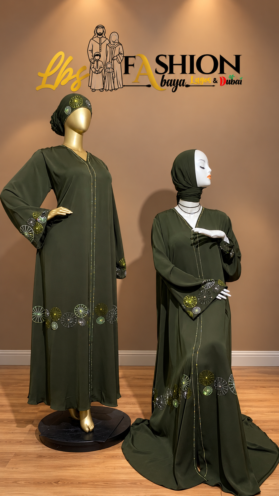 LBS LUXE ARABIC ABAYA 089