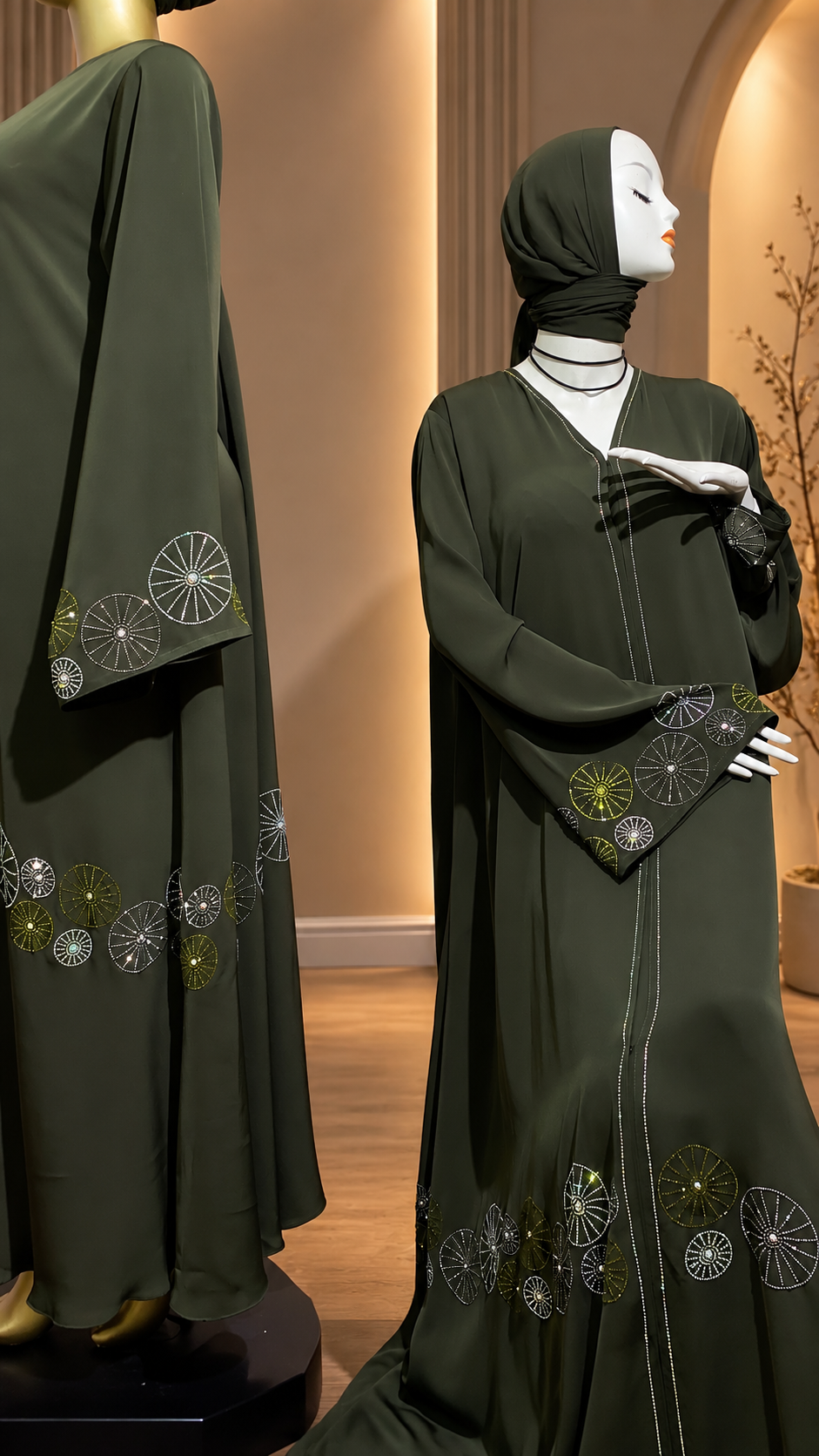 LBS LUXE ARABIC ABAYA 089 - Image 2