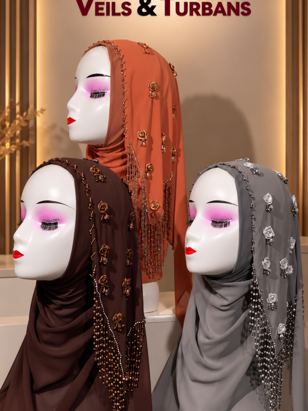 LUXE HANDWORK WRAP HIJAB 007