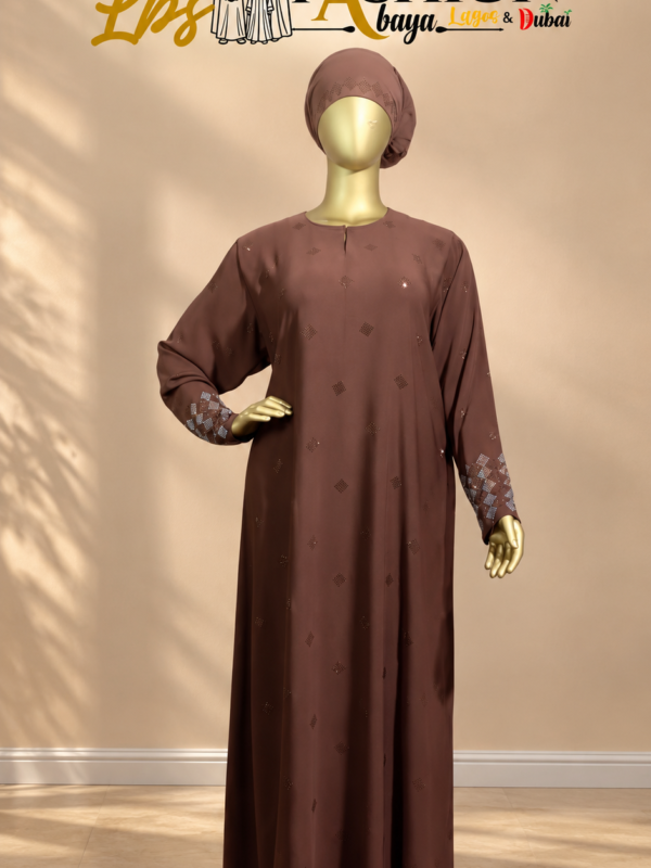Arabic Abaya - Light Peach 038