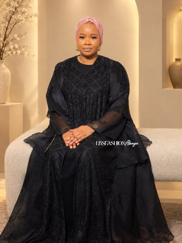 LUXE RUFFLE FLARE ABAYA
