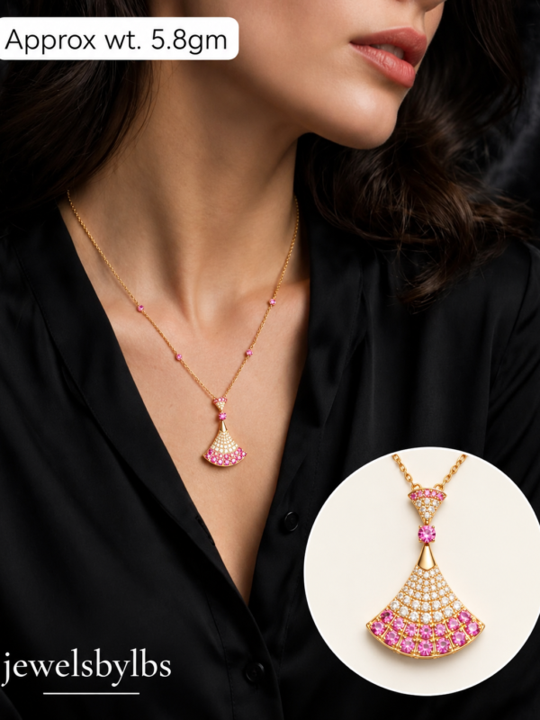 18K 2 IN 1 NECKLACE WITH PENDANT 5.8g