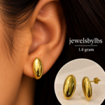 18K GOLD EARRINGS 1.4g