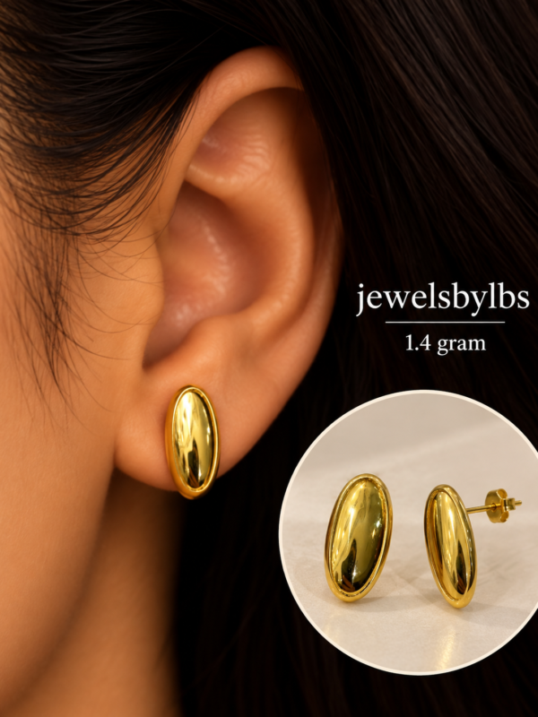 18K GOLD EARRINGS 1.4g