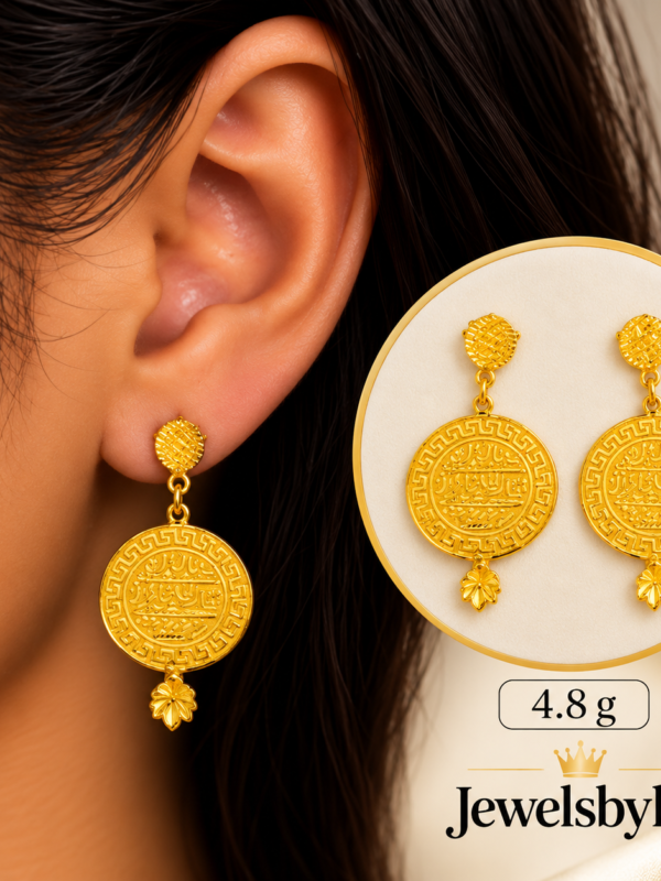 21K GOLD EARRING 4.8g