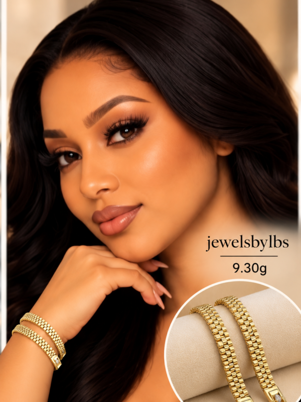 18K GOLD BRACELET 9.30g