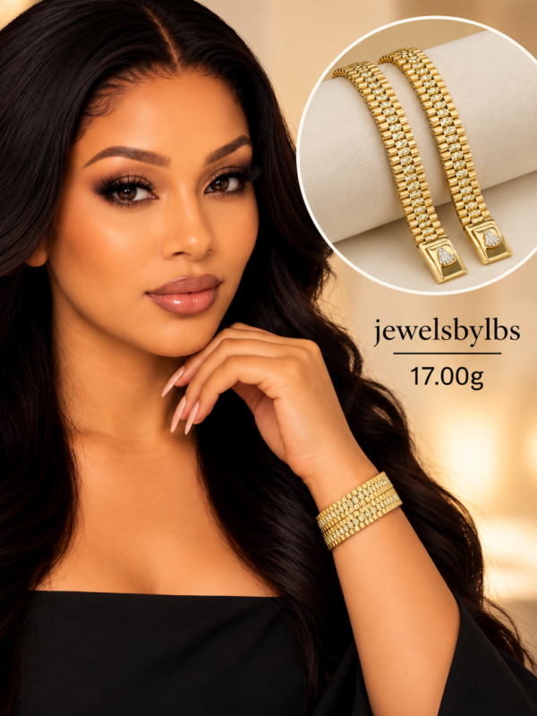 18K G0LD BRACELET 17g